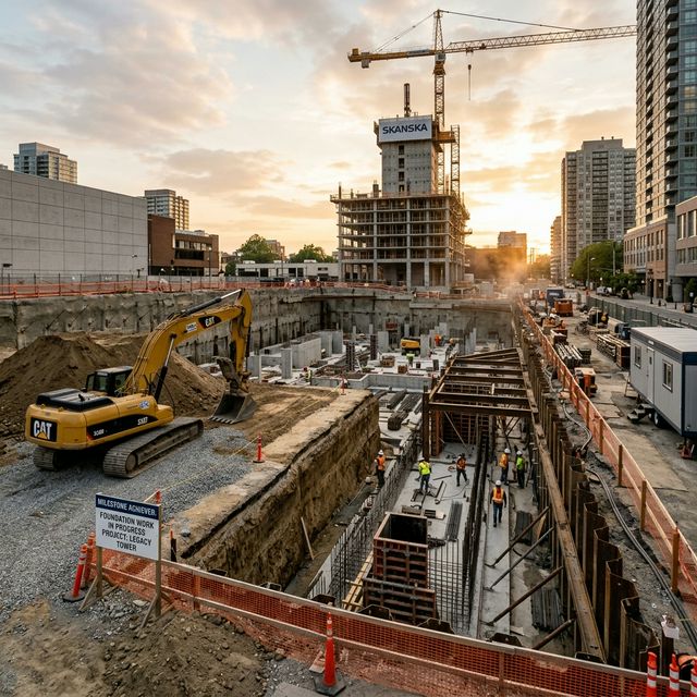 Excavation services in Delhi NCR — foundation digging and trenching